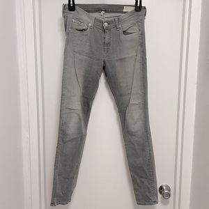 Rag & Bone Skinny Jeans, Gray, Size 31